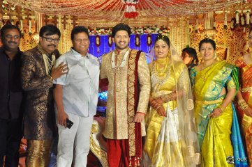 Music Director Koti Son Rajeev Wedding Reception Photos